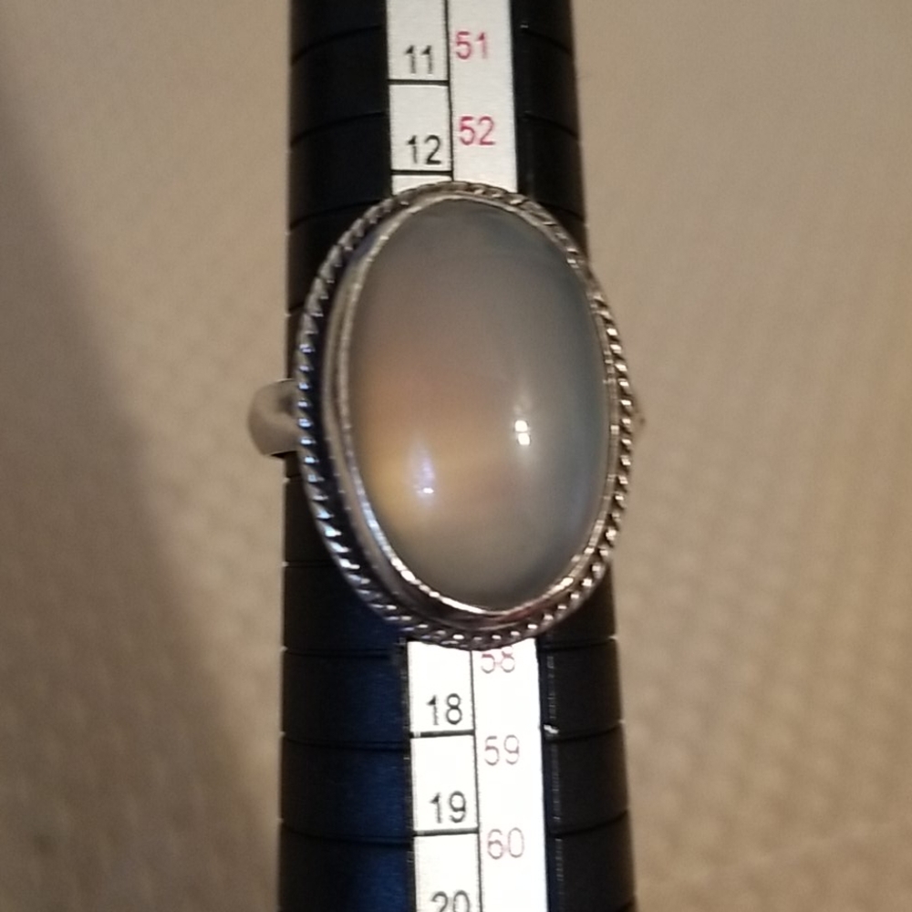 Sterling Silver Opalite Ring, 7.5